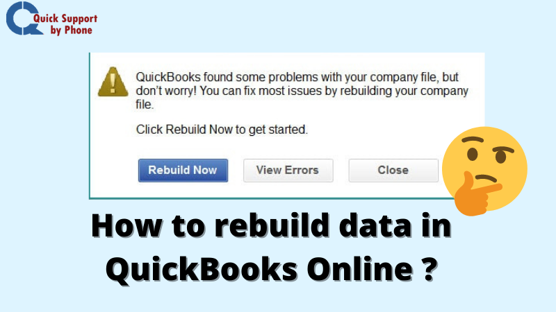 rebuild data in quickbooks